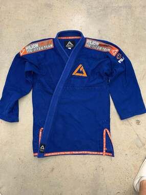 FUJI Rilion Gracie Jiu-Jitsu Academy Team Gi Blue Size A5